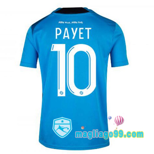 Magliago - Passione Maglie Thai Affidabili Basso Costo Online Shop | Maglia Marsiglia OM (PAYET 10) Terza Blu 2022/2023