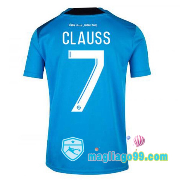 Magliago - Passione Maglie Thai Affidabili Basso Costo Online Shop | Maglia Marsiglia OM (CLAUSS 7) Terza Blu 2022/2023