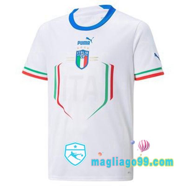 Magliago - Passione Maglie Thai Affidabili Basso Costo Online Shop | Nazionale Maglia Calcio Italia Seconda Bianco 2022/2023
