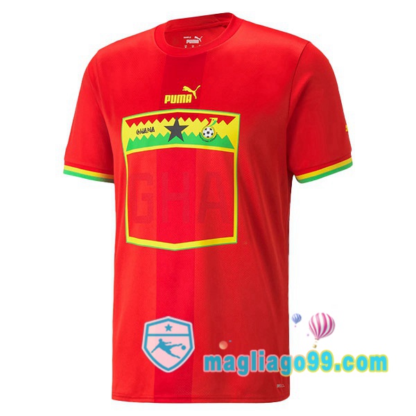 Magliago - Passione Maglie Thai Affidabili Basso Costo Online Shop | Nazionale Maglia Calcio Ghana Seconda Rosso 2022/2023