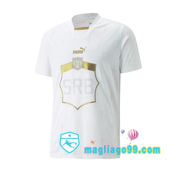 Magliago - Passione Maglie Thai Affidabili Basso Costo Online Shop | Nazionale Maglia Calcio Serbia Seconda Bianco 2022/2023