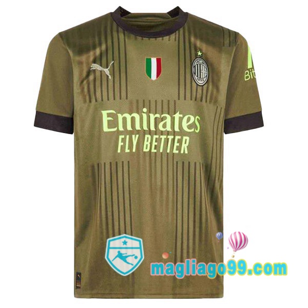 Magliago - Passione Maglie Thai Affidabili Basso Costo Online Shop | Maglia AC Milan Terza Marrone 2022/2023
