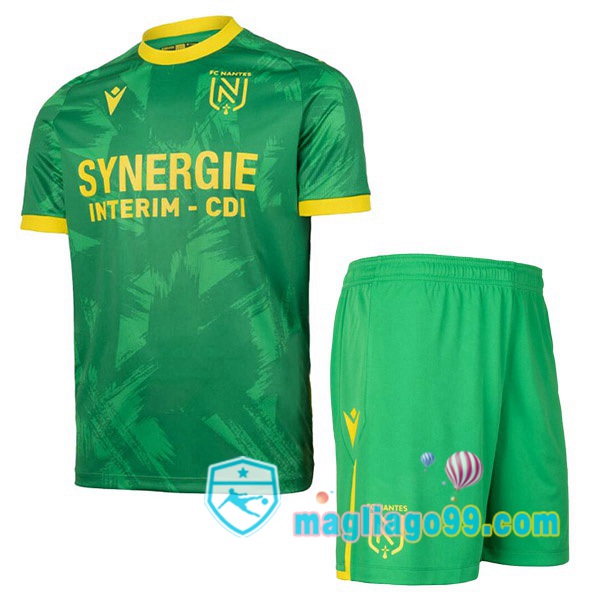 Magliago - Passione Maglie Thai Affidabili Basso Costo Online Shop | Maglia FC Nantes Bambino Seconda Verde 2022/2023