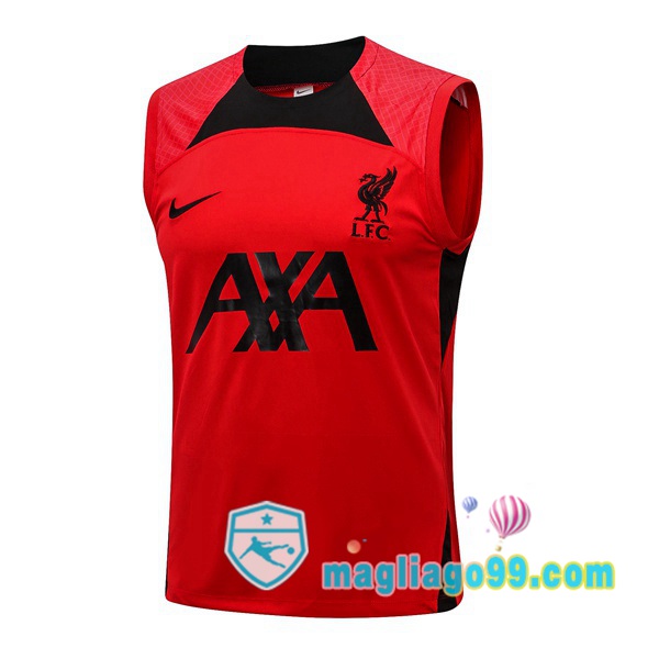 Magliago - Passione Maglie Thai Affidabili Basso Costo Online Shop | Gilet Calcio FC Liverpool Rosso 2022/2023