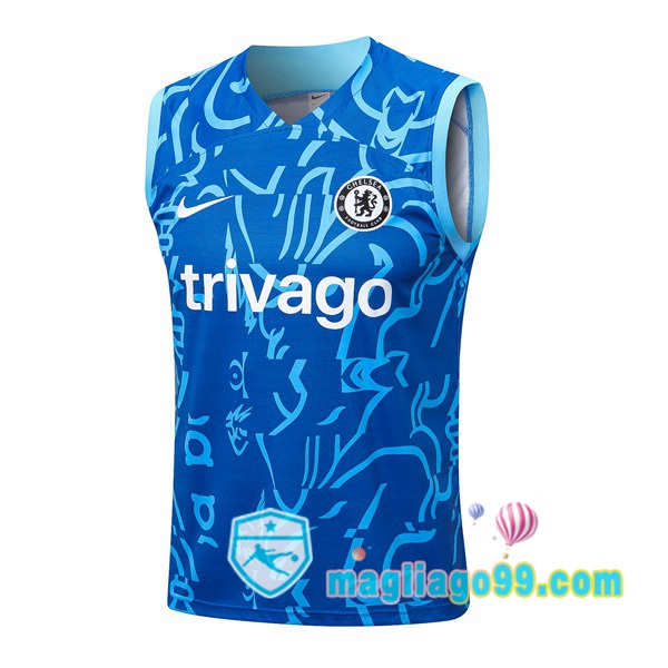 Magliago - Passione Maglie Thai Affidabili Basso Costo Online Shop | Gilet Calcio FC Chelsea Blu 2022/2023