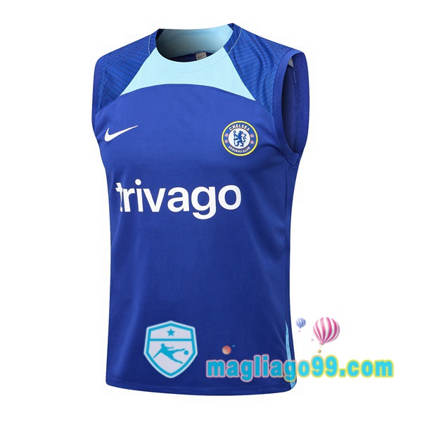 Magliago - Passione Maglie Thai Affidabili Basso Costo Online Shop | Gilet Calcio FC Chelsea Blu 2022/2023
