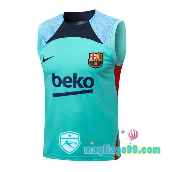 Magliago - Passione Maglie Thai Affidabili Basso Costo Online Shop | Gilet Calcio FC Barcellona Verde 2022/2023