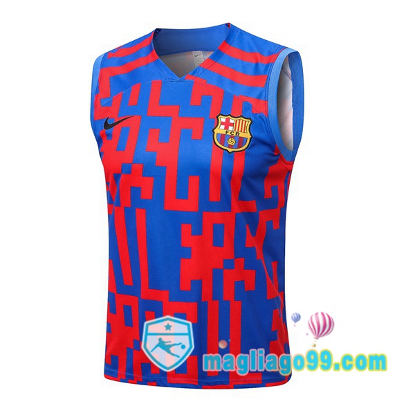 Magliago - Passione Maglie Thai Affidabili Basso Costo Online Shop | Gilet Calcio FC Barcellona Blu Rosso 2022/2023