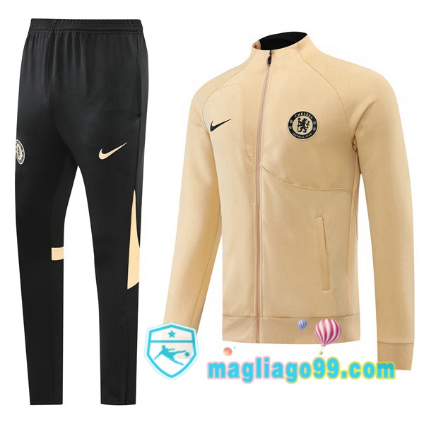 Magliago - Passione Maglie Thai Affidabili Basso Costo Online Shop | Giacca Da Allenamento FC Chelsea Marrone 2022/2023