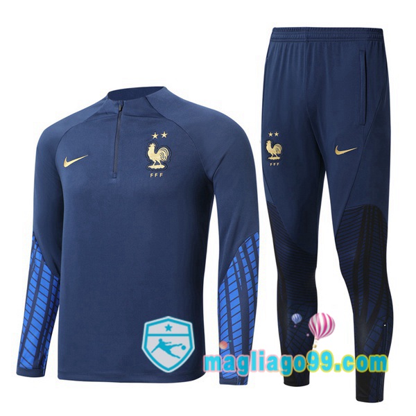 Magliago - Passione Maglie Thai Affidabili Basso Costo Online Shop | Tuta da Allenamento Francia Ciano 2022/2023