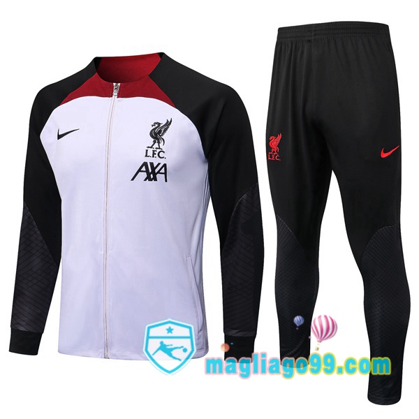 Magliago - Passione Maglie Thai Affidabili Basso Costo Online Shop | Giacca Da Allenamento FC Liverpool Porpora 2022/2023