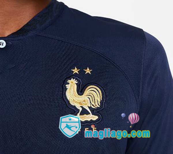 Nazionale Maglia Calcio Francia Prima Nero 2022/2023