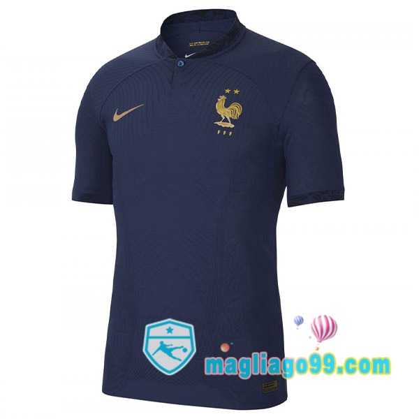 Magliago - Passione Maglie Thai Affidabili Basso Costo Online Shop | Nazionale Maglia Calcio Francia Prima Nero 2022/2023