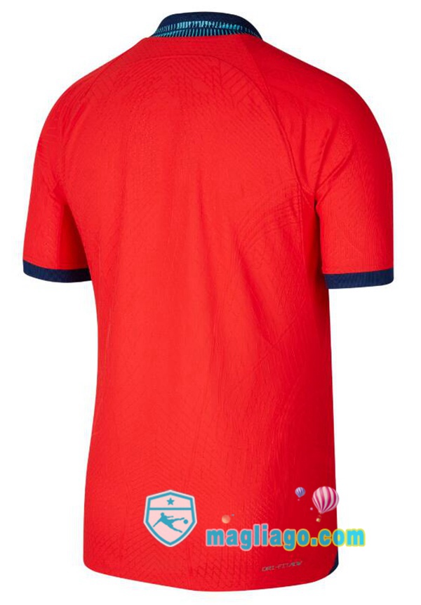 Nazionale Maglia Calcio Inghilterra Seconda Rosso 2022/2023