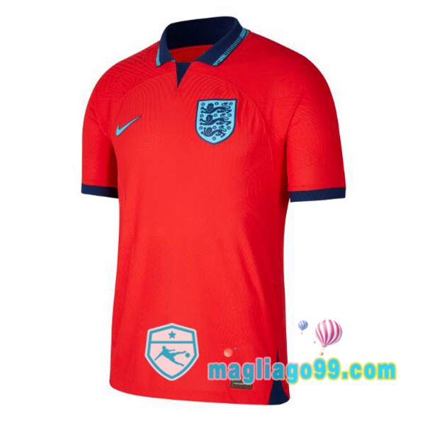 Magliago - Passione Maglie Thai Affidabili Basso Costo Online Shop | Nazionale Maglia Calcio Inghilterra Seconda Rosso 2022/2023