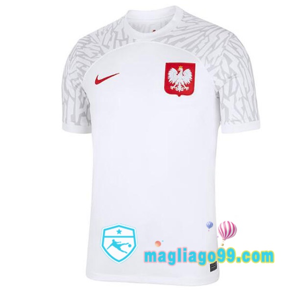 Magliago - Passione Maglie Thai Affidabili Basso Costo Online Shop | Nazionale Maglia Calcio Polonia Prima Bianco 2022/2023