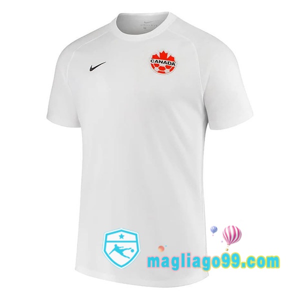Magliago - Passione Maglie Thai Affidabili Basso Costo Online Shop | Nazionale Maglia Calcio Canada Seconda Bianco 2022/2023