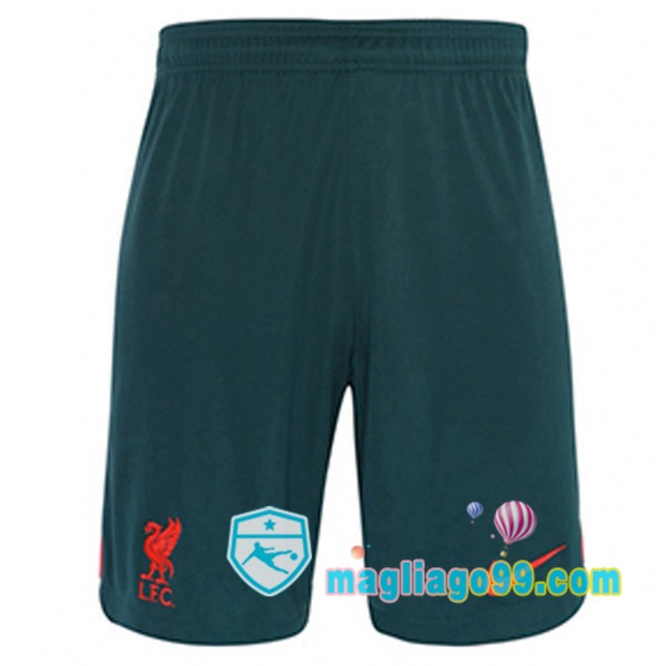 Magliago - Passione Maglie Thai Affidabili Basso Costo Online Shop | Pantalonici Da Calcio FC Liverpool Terza Verde 2022/2023