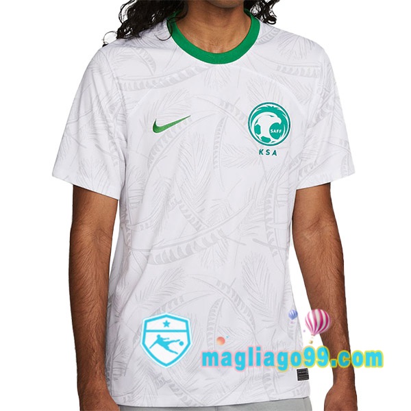 Magliago - Passione Maglie Thai Affidabili Basso Costo Online Shop | Nazionale Maglia Calcio Arabie saoudite Prima Bianco Coppa del Mondo 2022