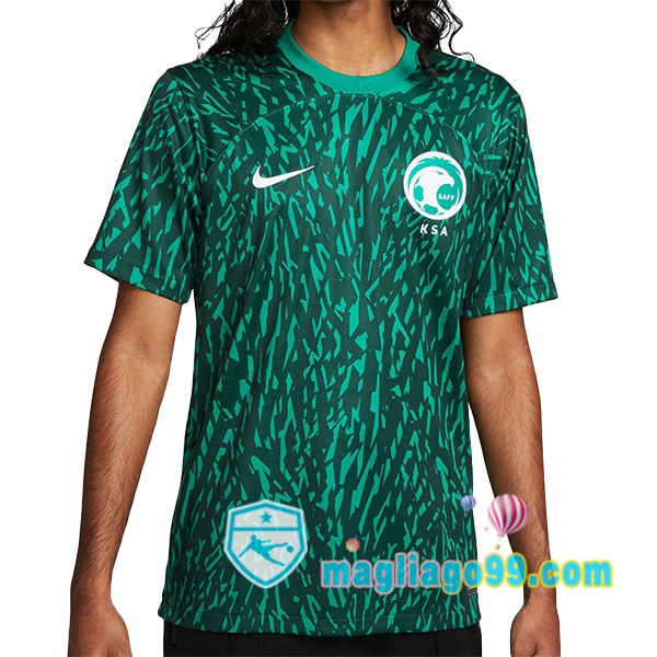 Magliago - Passione Maglie Thai Affidabili Basso Costo Online Shop | Nazionale Maglia Calcio Arabie saoudite Seconda Verde Coppa del Mondo 2022