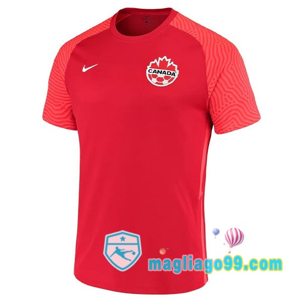 Magliago - Passione Maglie Thai Affidabili Basso Costo Online Shop | Nazionale Maglia Calcio Canada Prima Rosso Coppa del Mondo 2022