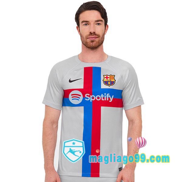 Magliago - Passione Maglie Thai Affidabili Basso Costo Online Shop | Maglia FC Barcellona Terza Grigio 2022/2023