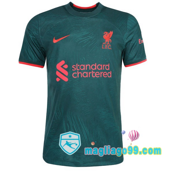 Magliago - Passione Maglie Thai Affidabili Basso Costo Online Shop | Maglia FC Liverpool Terza Verde 2022/2023