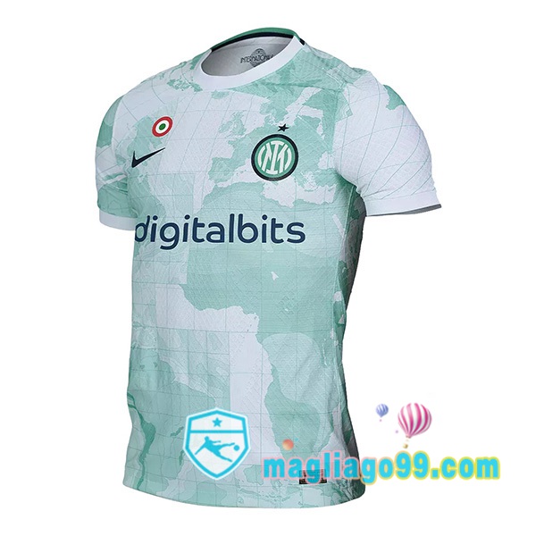 Magliago - Passione Maglie Thai Affidabili Basso Costo Online Shop | Maglia Inter Milan Seconda Bianco Verde 2022/2023