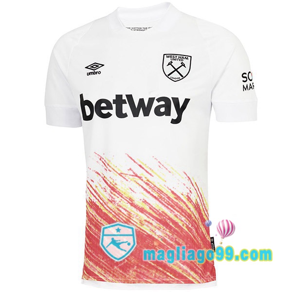 Magliago - Passione Maglie Thai Affidabili Basso Costo Online Shop | Maglia West Ham Terza Bianco Rosso 2022/2023