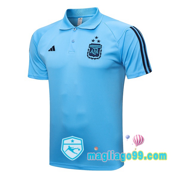 Magliago - Passione Maglie Thai Affidabili Basso Costo Online Shop | Argentina Polo Maglia Uomo Blu 2023/2024