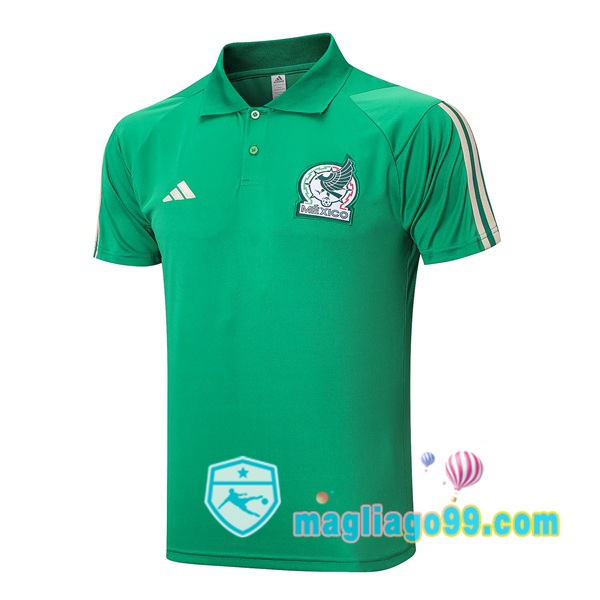 Magliago - Passione Maglie Thai Affidabili Basso Costo Online Shop | Messico Polo Maglia Uomo Verde 2023/2024