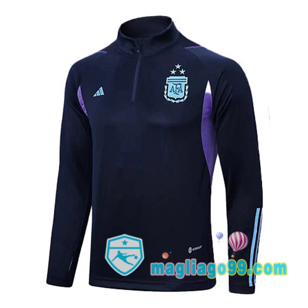 Magliago - Passione Maglie Thai Affidabili Basso Costo Online Shop | Felpe Allenamento Argentina Blu Royal 2023/2024
