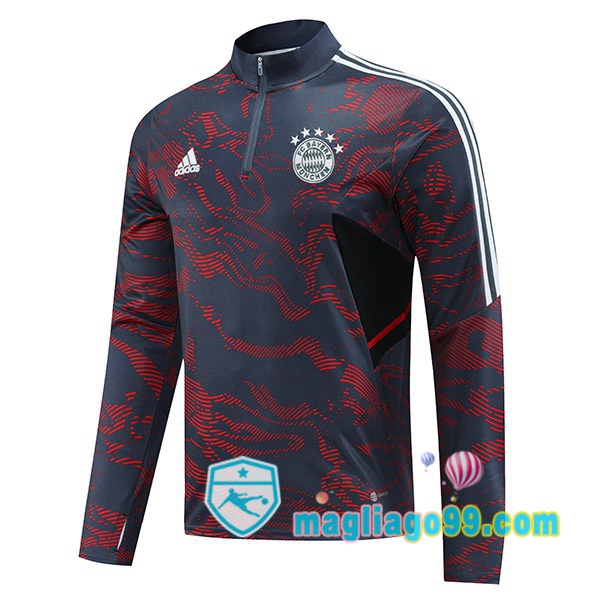 Magliago - Passione Maglie Thai Affidabili Basso Costo Online Shop | Felpe Allenamento Bayern Monaco Rosso Nero 2023/2024