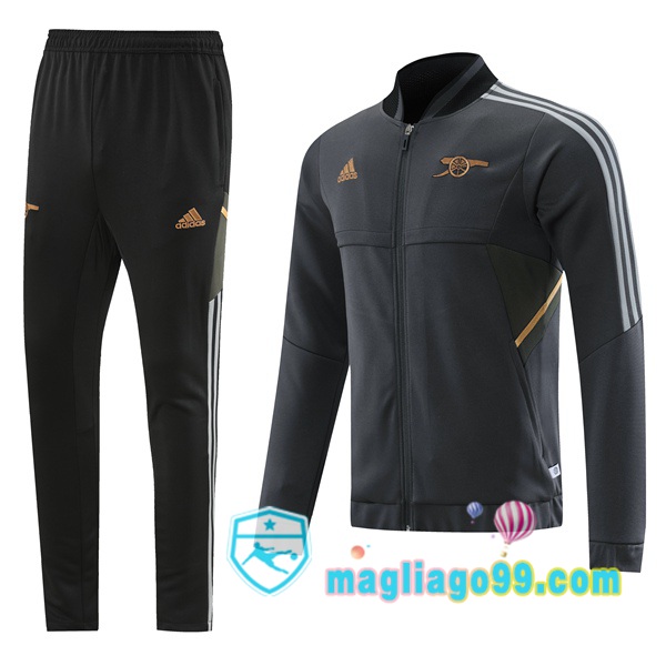 Magliago - Passione Maglie Thai Affidabili Basso Costo Online Shop | Giacca Da Allenamento Arsenal Grigio 2023/2024