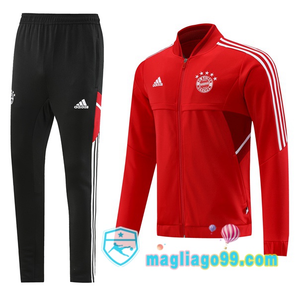 Magliago - Passione Maglie Thai Affidabili Basso Costo Online Shop | Giacca Da Allenamento Bayern Monaco Rosso 2023/2024