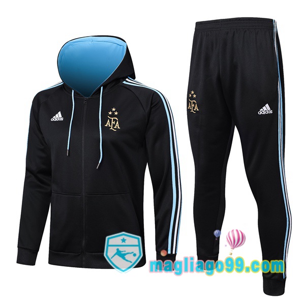Magliago - Passione Maglie Thai Affidabili Basso Costo Online Shop | Giacca Con Cappuccio Argentina Blu Royal 2023/2024