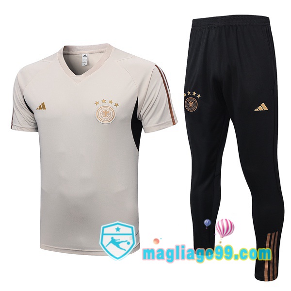 Magliago - Passione Maglie Thai Affidabili Basso Costo Online Shop | Tuta Maglie Allenamento Germania + Pantaloni Marrone 2023/2024