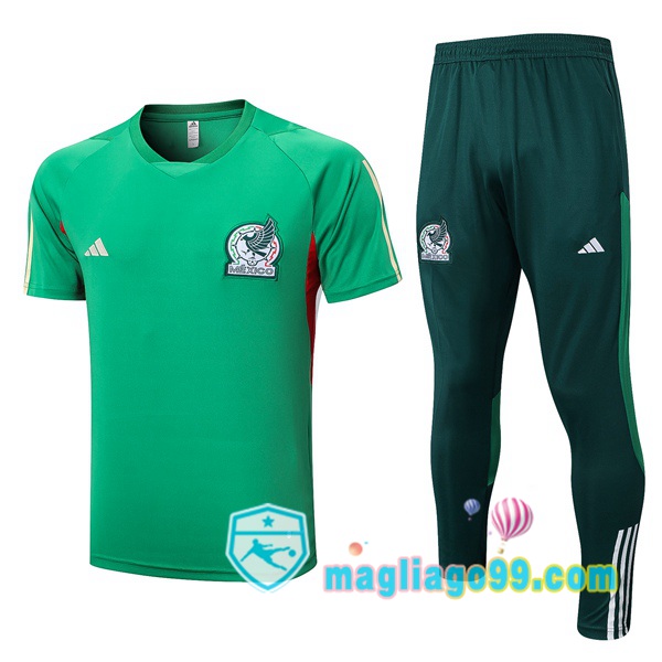 Magliago - Passione Maglie Thai Affidabili Basso Costo Online Shop | Tuta Maglie Allenamento Messico + Pantaloni Verde 2023/2024