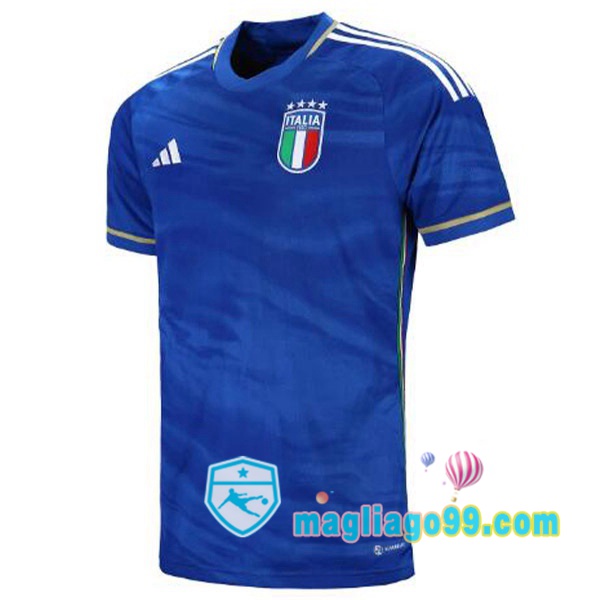 Nazionale Maglia Calcio Italia Prima Blu 2023/2024
