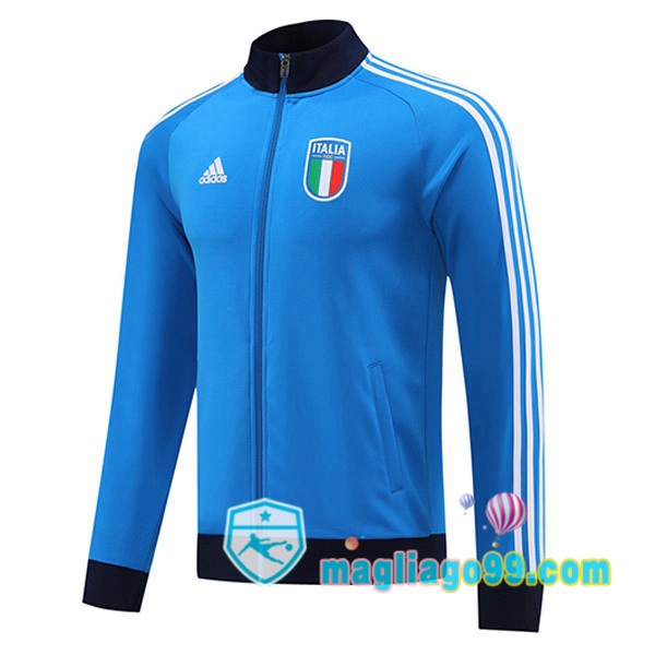 Magliago - Passione Maglie Thai Affidabili Basso Costo Online Shop | Giacca Da Allenamento Italia Blu 2023/2024