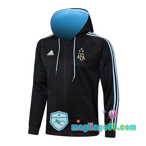 Magliago - Passione Maglie Thai Affidabili Basso Costo Online Shop | Giacca Con Cappuccio Argentina Blu Royal 2023/2024