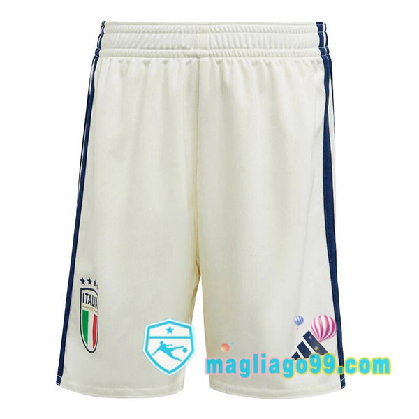 Magliago - Passione Maglie Thai Affidabili Basso Costo Online Shop | Pantalonici Da Calcio Italia Seconda Bianco 2023/2024