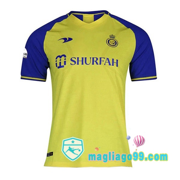 Magliago - Passione Maglie Thai Affidabili Basso Costo Online Shop | Maglia Al-Nassr FC Prima Giallo 2022/2023