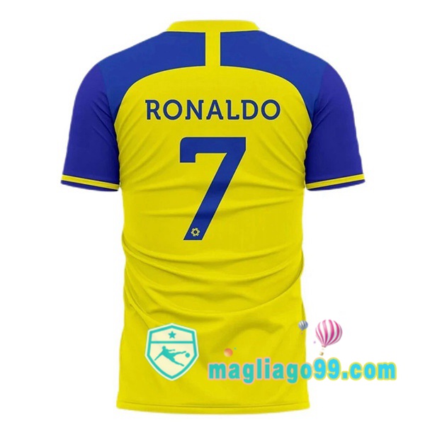 Magliago - Passione Maglie Thai Affidabili Basso Costo Online Shop | Maglia Al-Nassr FC (RONALDO 7) Prima Giallo 2022/2023