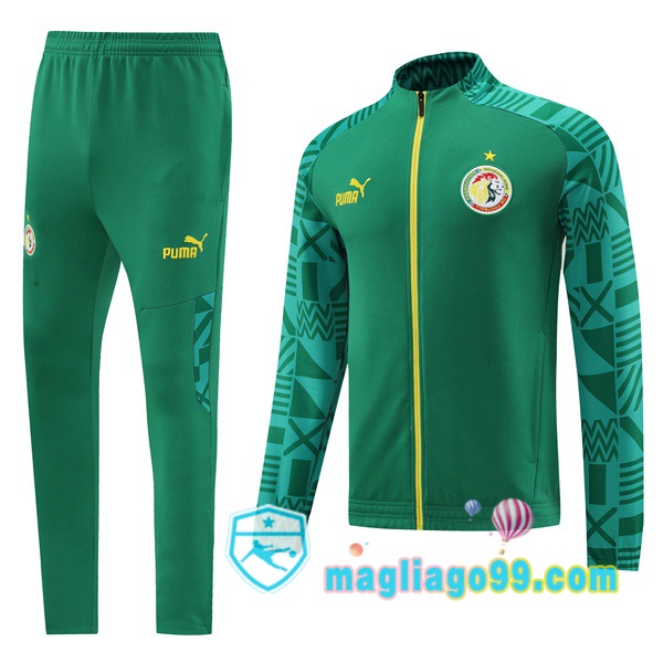Magliago - Passione Maglie Thai Affidabili Basso Costo Online Shop | Giacca Da Allenamento Senegal Verde 2023/2024