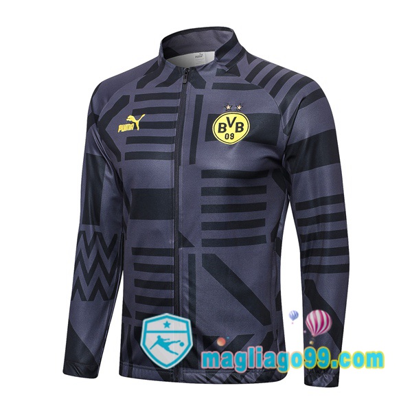 Magliago - Passione Maglie Thai Affidabili Basso Costo Online Shop | Giacca Da Allenamento Dortmund BVB Grigio 2023/2024