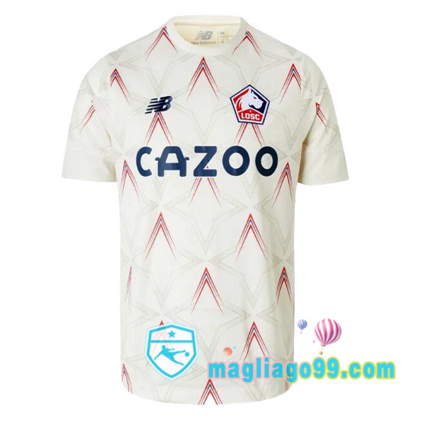 Magliago - Passione Maglie Thai Affidabili Basso Costo Online Shop | Maglia Lille OSC Quattro Bianco 2022/2023