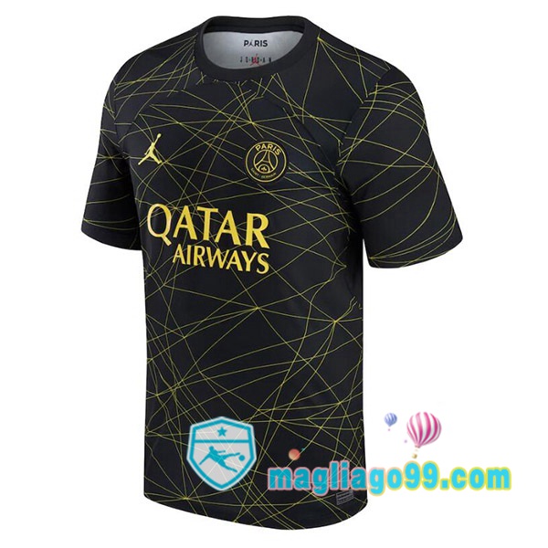 Magliago - Passione Maglie Thai Affidabili Basso Costo Online Shop | Maglia Paris PSG Quattro Nero 2022/2023