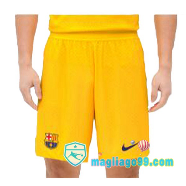 Magliago - Passione Maglie Thai Affidabili Basso Costo Online Shop | Pantalonici Da Calcio FC Barcellona Quattro Giallo 2022/2023