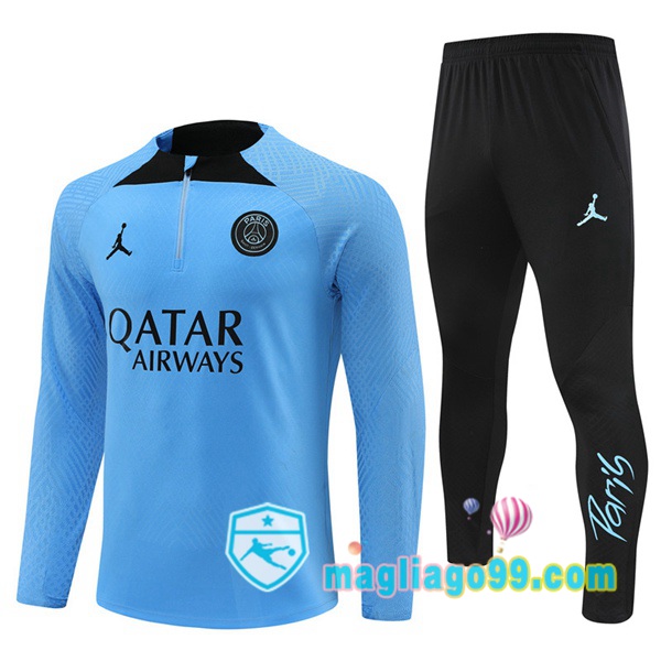 Magliago - Passione Maglie Thai Affidabili Basso Costo Online Shop | Tuta da Allenamento Paris PSG Blu 2023/2024